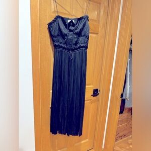 Ulla Johnson silk tie waste pleated maxi